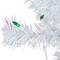 2ft. Pre-Lit Slim White Artificial Christmas Tree, Green Lights